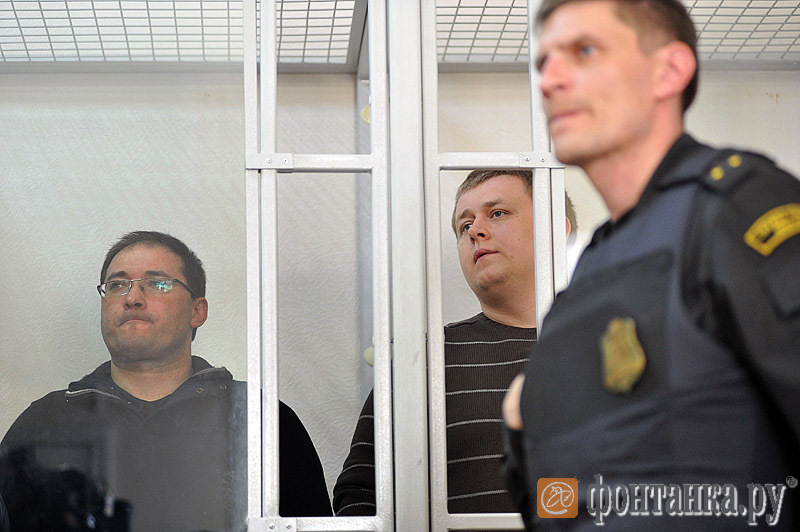 Бывший заместитель главы администрации Василий Степушкин и бывший первый заместитель главы администрации Приморского района Вадим Моисеев